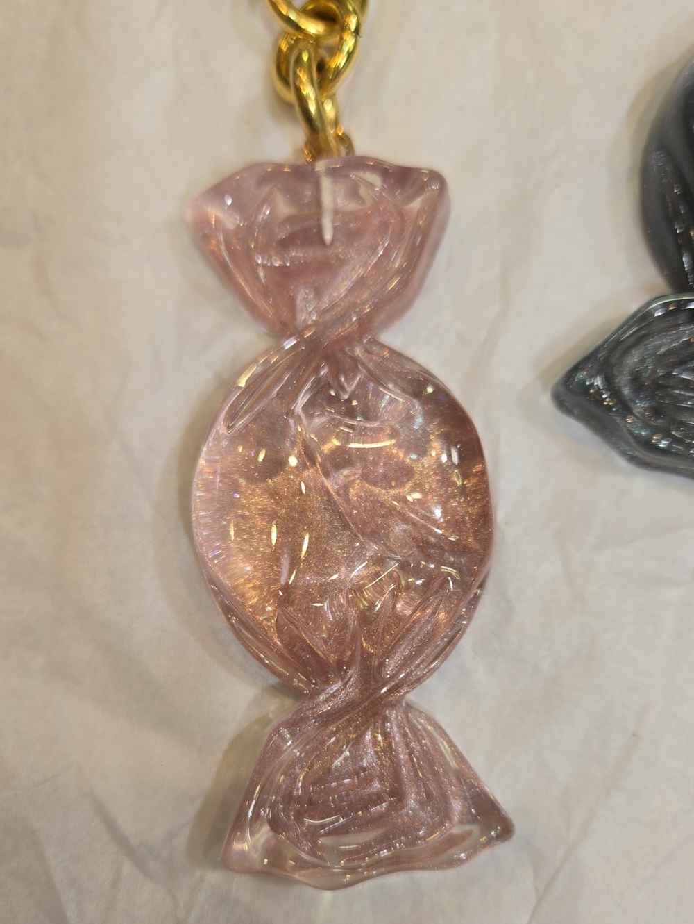 NWOT - Statement CANDY Charm / Key Holder - Picture 2 of 13